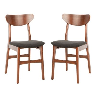 Alder & Ore Heitor Retro Upholstered Dining Chair, Set of 2