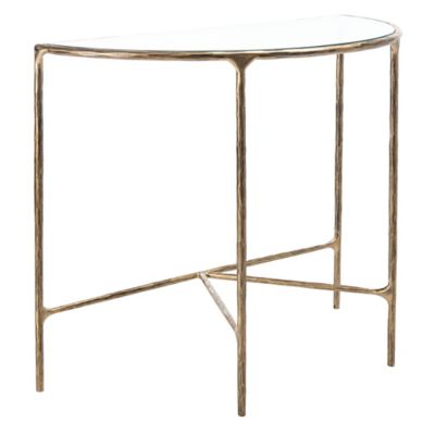 Alder & Ore Nelinha Console Table - Color: Brass