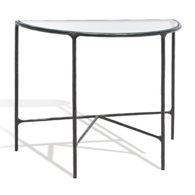 Alder & Ore Nelinha Console Table - Color: Black