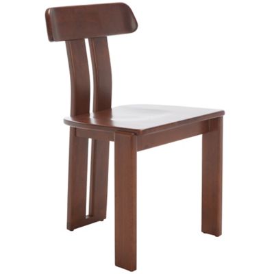 Alder & Ore Ligia Wood Dining Chair in Brown