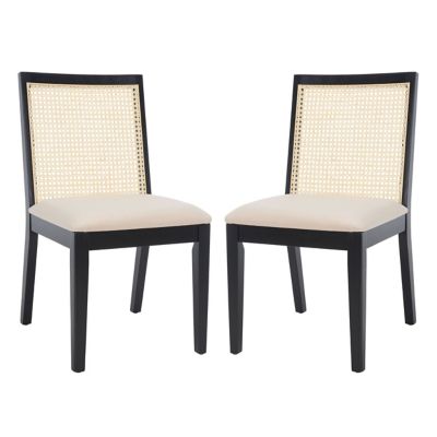 Alder & Ore Eloa Dining Chair, Set of 2 - Color: Beige