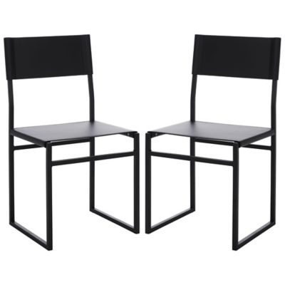 SAV2474931 Alder & Ore Cintia Leather Dining Chair, Set of 2  sku SAV2474931