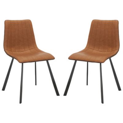 Alder & Ore Hortencia Dining Chair, Set of 2 - Color: Brown