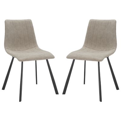 Alder & Ore Hortencia Dining Chair, Set of 2 - Color: Grey