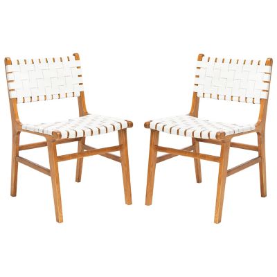 SAV2475172 Alder & Ore Iracema Woven Leather Dining Chair, Se sku SAV2475172