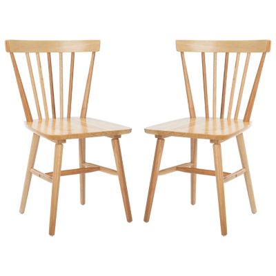 Alder & Ore Janaina Spindle Back Dining Chair, Set of 2 - Color: Beige
