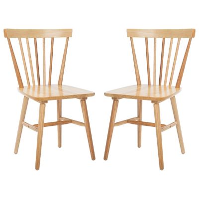 Alder & Ore Janaina Spindle Back Dining Chair, Set of 2 - Color: Beige