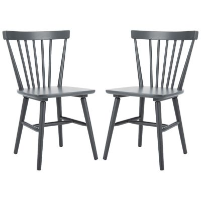 Alder & Ore Janaina Spindle Back Dining Chair, Set of 2 - Color: Grey