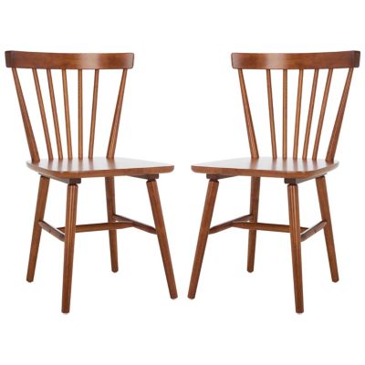 Alder & Ore Janaina Spindle Back Dining Chair, Set of 2 - Color: Brown