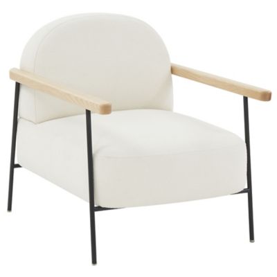 SAV2475287 Alder & Ore Alipha Lounge Chair - Color: White sku SAV2475287