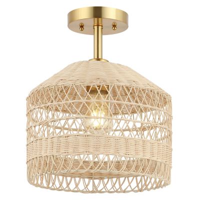 Alder & Ore Riki Flushmount Light - Color: Beige