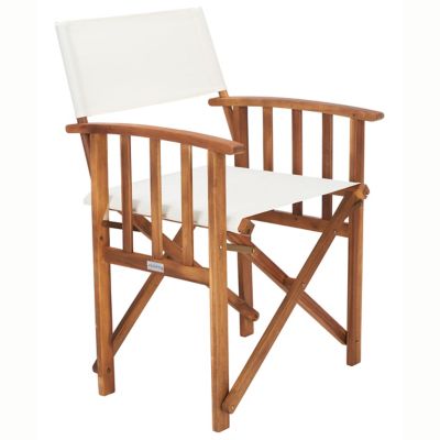 Alder & Ore Acevedo Outdoor Director Arm Chair, Set of 2 - Color: Beige
