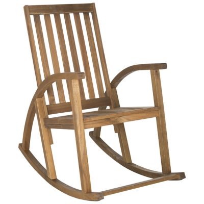 Alder & Ore Cambon Outdoor Rocking Chair - Color: Brown