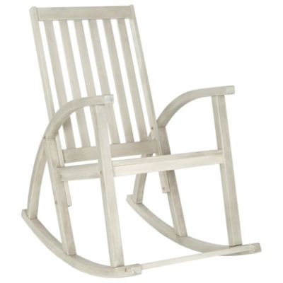 Alder & Ore Cambon Outdoor Rocking Chair - Color: White