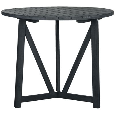 Alder & Ore Carmelita Round Outdoor Bistro Table - Color: Grey