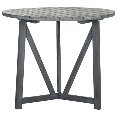 Alder & Ore Carmelita Round Outdoor Bistro Table - Color: Grey