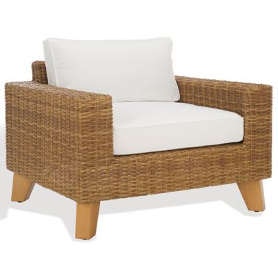 Alder & Ore Melva Wicker Patio Outdoor Lounge Chair - Color: Brown