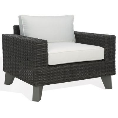Alder & Ore Melva Wicker Patio Outdoor Lounge Chair - Color: Grey