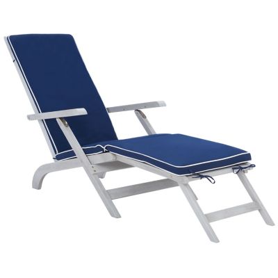 Alder & Ore Halleck Outdoor Sun Lounger - Color: Blue