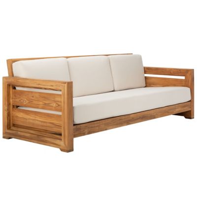 Alder & Ore Ardilla Brazilian Teak Sofa - Color: White