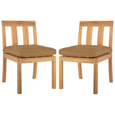 Alder & Ore Anglim Brazilian Teak Outdoor Dining Chair, Set of 2