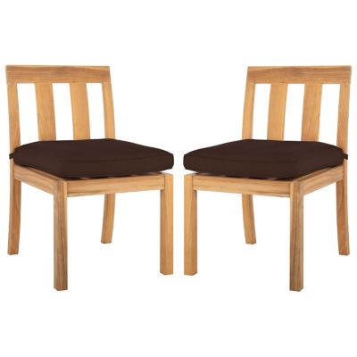 Alder & Ore Anglim Brazilian Teak Outdoor Dining Chair, Set of 2