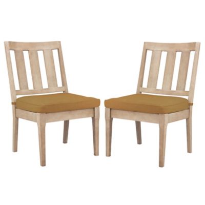 Alder & Ore Calavo Outdoor Dining Chair, Set of 2 - Color: Bronze
