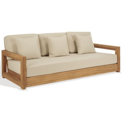 Alder & Ore Anglim Outdoor 3-Seat Sofa Pillow - Color: Beige