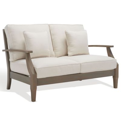 Alder & Ore Brodrick Outdoor Patio Loveseat - Color: Beige