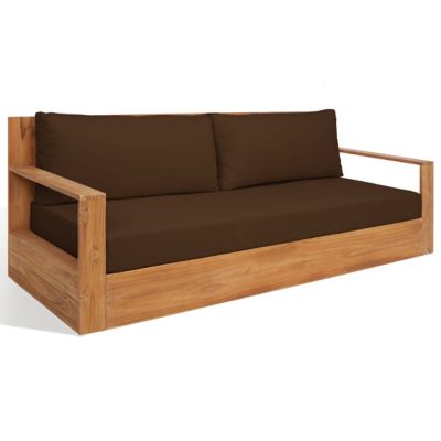 Alder & Ore Juaneta Outdoor Patio Sofa - Color: Brown