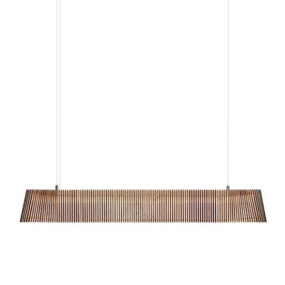 Secto Design Owalo 7000 LED Linear Chandelier Light - Color: Brown - 7000WA