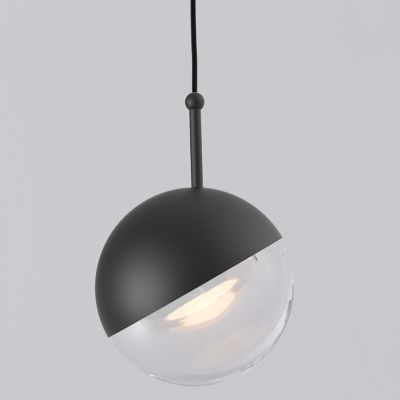 Seed Design Dora P1 Mini Pendant Light - Color: Black - SLD-1010P-BK