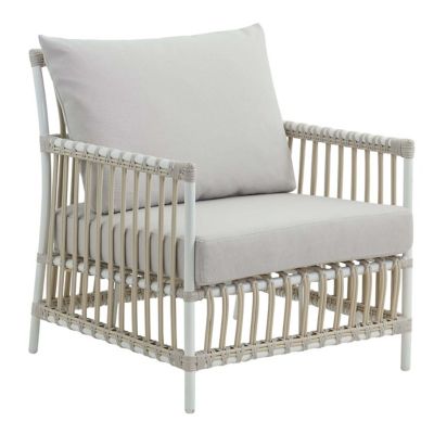 Sika Design Caroline Outdoor Lounge Chair - Color: White - KIT-SD-E126-DO-Y