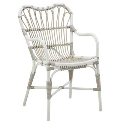 SIK2181952 Sika Design Margret Outdoor Arm Chair - Color: Whi sku SIK2181952