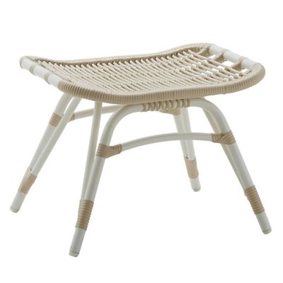 SIK2182063 Sika Design Monet Outdoor Footstool - Color: White sku SIK2182063