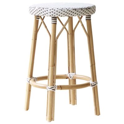 SIK2182618 Sika Design Simone Rattan Stool - Color: White - S sku SIK2182618