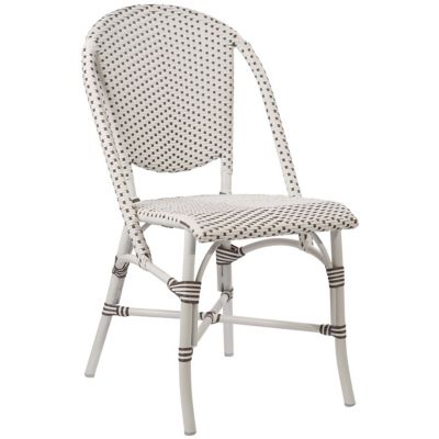 Sika Design Sofie Alu-Rattan Outdoor Chair - Color: White - 7166CPWH1