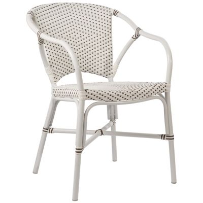 SIK2182614 Sika Design Valerie Outdoor Arm Chair - Color: Whi sku SIK2182614