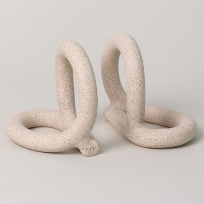 SIN Bacchus Bookends - Color: Beige - DEC-BK-BACCHUS-SAND