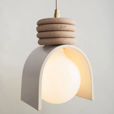 SIN2436608 SIN Lunar Pendant Light - Color: White - Size: 1 l sku SIN2436608