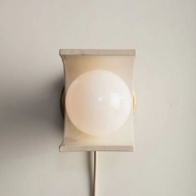 SIN Lunar Wall Sconce - Color: White - Size: 1 light - LT-SCO-LUNAR-CRM-H