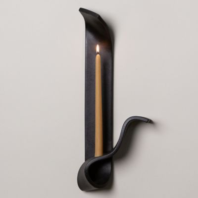 SIN Moonara Candle Holder - Color: Black - DEC-CL-MOON-BLK-RT