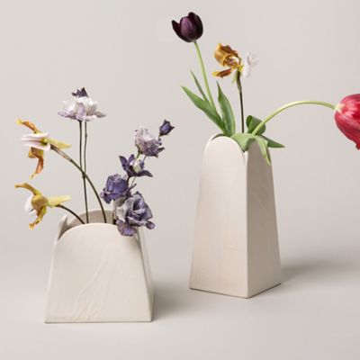 SIN Olto Vase - Color: Cream - Size: Short - DEC-VAS-OLTO-GLACE-S