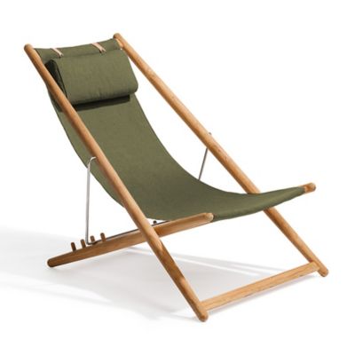 Skargaarden H55 Folding Outdoor Lounge Chair - Color: Beige - H55-F-GL