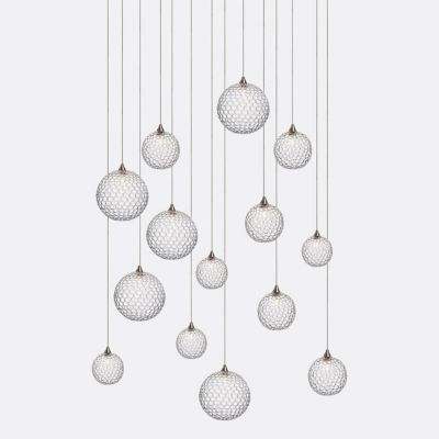 Shakuff Mod MD14 Multi-Light Pendant Light - Color: Clear - Size: 14 light 