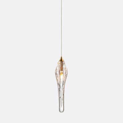 Shakuff Spear Clear LED Pendant Light - Size: 1 light - SP1-5MW-BC-CL