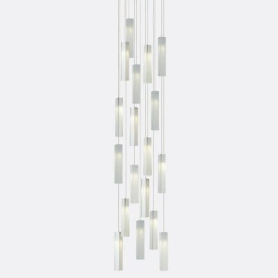 Shakuff Tanzania 18 LED Multi-Light Pendant Light - Color: White - TZ18-5MW