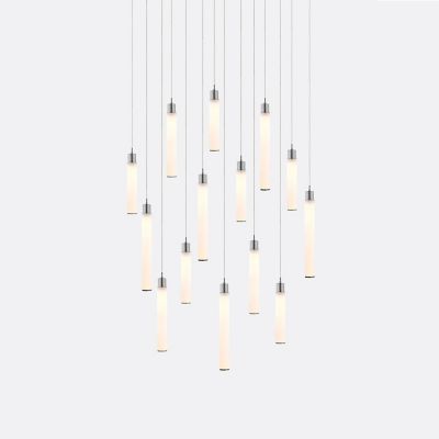 Shakuff White Candle 14 Multi-Light Pendant Light - Size: 14 light - WC14-5