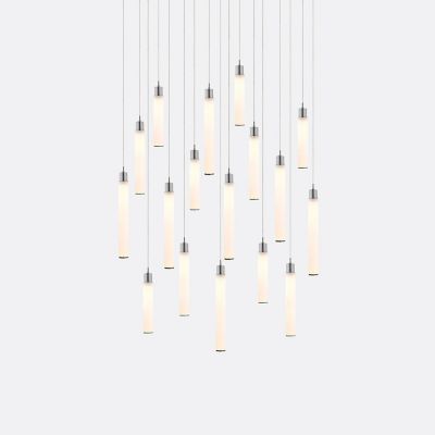 Shakuff White Candle 17 Multi-Light Pendant Light - Size: 17 light - WC17-5