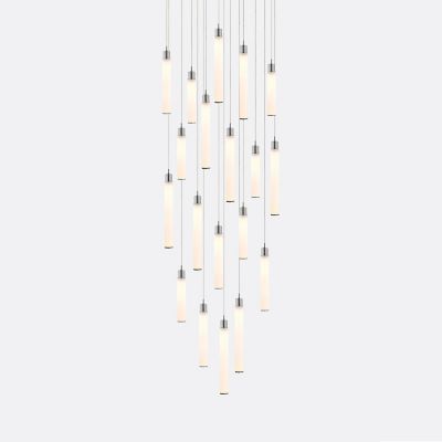 Shakuff White Candle 19 Multi-Light Pendant Light - Size: 19 light - WC19-5